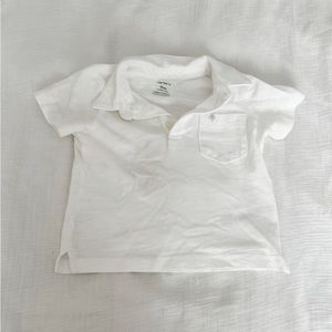 4/$20 White Polo Shirt | Carter’s | 6-9 Months